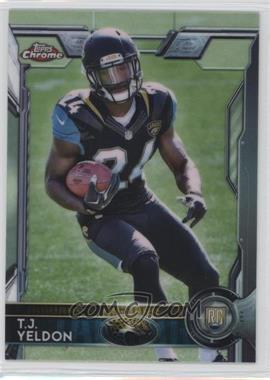 2015 Topps Chrome - [Base] #138.1 - Rookies - T.J. Yeldon (Football at Chest)