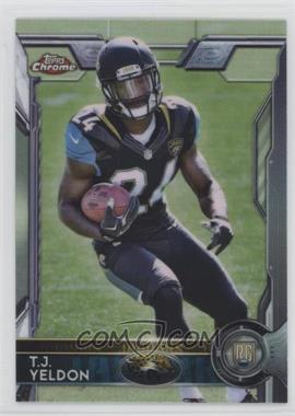 2015 Topps Chrome - [Base] #138.1 - Rookies - T.J. Yeldon (Football at Chest)