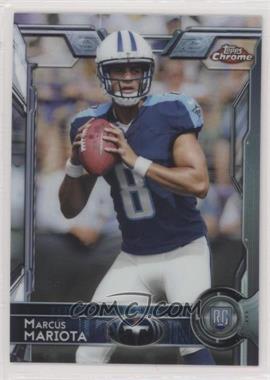 2015 Topps Chrome - [Base] #150.1 - Rookies - Marcus Mariota (Both Hands on Football)