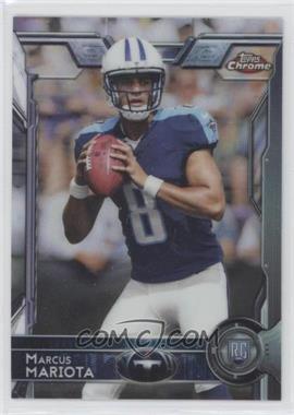 2015 Topps Chrome - [Base] #150.1 - Rookies - Marcus Mariota (Both Hands on Football)