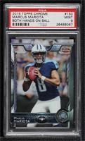 Rookies - Marcus Mariota (Both Hands on Football) [PSA 9 MINT]