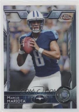 2015 Topps Chrome - [Base] #150.1 - Rookies - Marcus Mariota (Both Hands on Football)