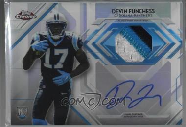 2015 Topps Chrome - Rookie Autographed Patches #RAP-DF - Devin Funchess /25