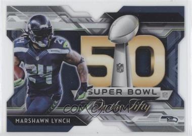 2015 Topps Chrome - Super Bowl 50 Die-Cuts #SBDC-ML - Marshawn Lynch