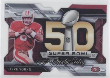 2015 Topps Chrome - Super Bowl 50 Die-Cuts #SBDC-SY - Steve Young