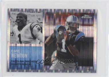 2015 Topps Chrome Mini - 60th Anniversary - Pulsar Refractor #T60-CN - Cam Newton /25