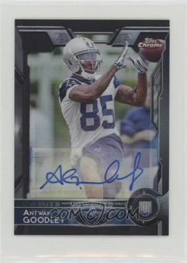 2015 Topps Chrome Mini - [Base] - Black Refractor Autographs #186 - Rookies - Antwan Goodley /25