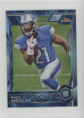 2015 Topps Chrome Mini - [Base] - Hot Box Blue Diamond Refractor #111 - Rookies - Ameer Abdullah