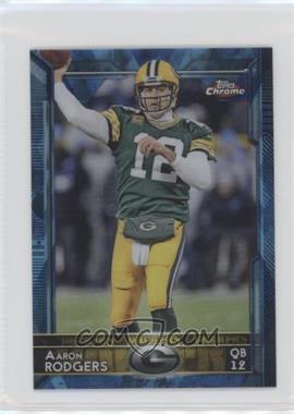 2015 Topps Chrome Mini - [Base] - Hot Box Blue Diamond Refractor #2 - Aaron Rodgers