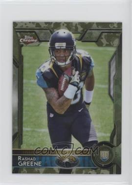 2015 Topps Chrome Mini - [Base] - STS Camo Refractor #147 - Rookies - Rashad Greene /99