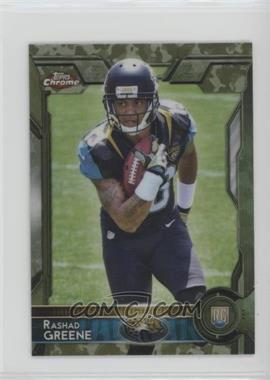 2015 Topps Chrome Mini - [Base] - STS Camo Refractor #147 - Rookies - Rashad Greene /99