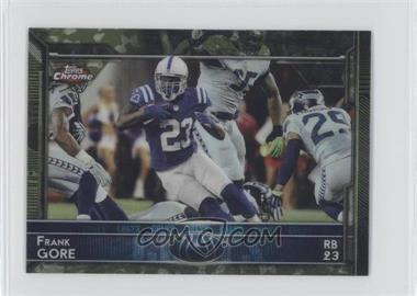 2015 Topps Chrome Mini - [Base] - STS Camo Refractor #53 - Frank Gore /99