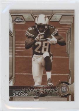 2015 Topps Chrome Mini - [Base] - Sepia Refractor #105 - Rookies - Melvin Gordon