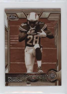 2015 Topps Chrome Mini - [Base] - Sepia Refractor #105 - Rookies - Melvin Gordon