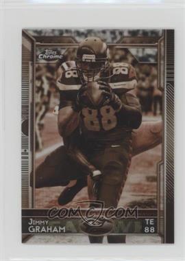 2015 Topps Chrome Mini - [Base] - Sepia Refractor #25 - Jimmy Graham