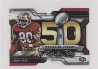 2015 Topps Chrome Mini - Super Bowl 50 Die-Cut #SBDC-JRI - Jerry Rice