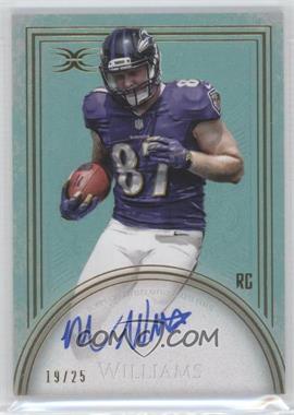 2015 Topps Definitive Collection - Definitive Rookie Autographs - Green #DRA-MW - Maxx Williams /25