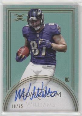 2015 Topps Definitive Collection - Definitive Rookie Autographs - Green #DRA-MW - Maxx Williams /25