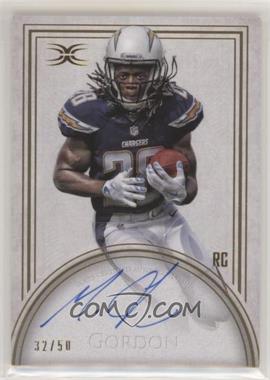 2015 Topps Definitive Collection - Definitive Rookie Autographs #DRA-MG - Melvin Gordon /50