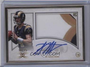 2015 Topps Definitive Collection - Framed Rookie Autograph Patch Collection #FRAP-SM - Sean Mannion /25