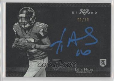 2015 Topps Diamond - Autographs - Metallic Blue Ink #JH-3 - Justin Hardy /10