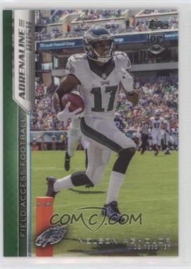 2015 Topps Field Access - Adrenaline Rush - Green #ARA-NA - Nelson Agholor /50