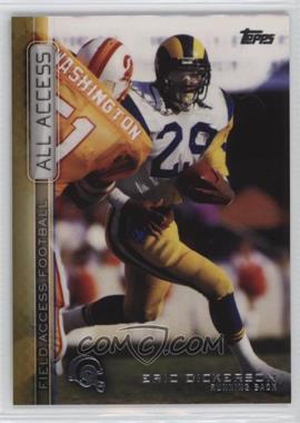 2015 Topps Field Access - All Access - Gold #AAA-ED - Eric Dickerson /75