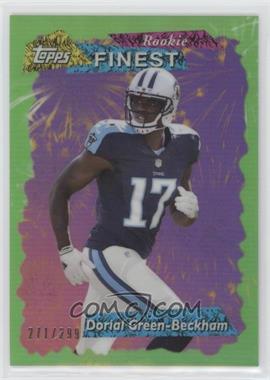 2015 Topps Finest - 1995 Rookie Refractor - Green Refractor #95FRR DG - Dorial Green-Beckham /299