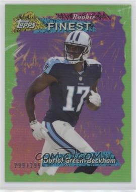 2015 Topps Finest - 1995 Rookie Refractor - Green Refractor #95FRR DG - Dorial Green-Beckham /299