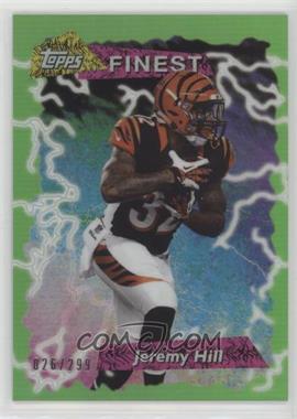 2015 Topps Finest - 1995 Rookie Refractor - Green Refractor #95FRR JH - Jeremy Hill /299