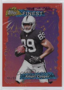 2015 Topps Finest - 1995 Rookie Refractor - Red Refractor #95FRR-AC - Amari Cooper /99