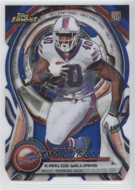 2015 Topps Finest - Atomic Refractor Rookie Die-Cuts - Blue Refractor #ARDC-KWI - Karlos Williams /299