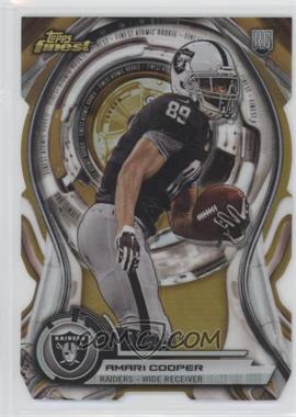 2015 Topps Finest - Atomic Refractor Rookie Die-Cuts - Gold Refractor #ARDC-AC - Amari Cooper /199