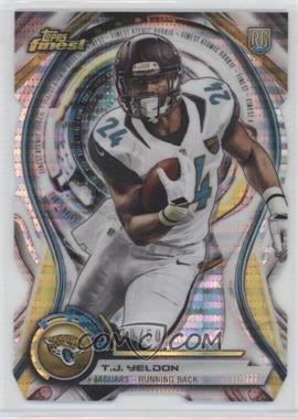 2015 Topps Finest - Atomic Refractor Rookie Die-Cuts - Pulsar Refractor #ARDC-TY - T.J. Yeldon /50