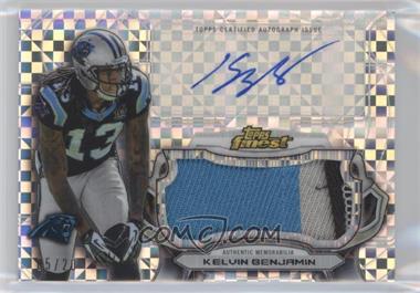 2015 Topps Finest - Autographed Jumbo Relic Refractor - X-Fractor #AJRR-KB - Kelvin Benjamin /20