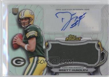 2015 Topps Finest - Autographed Jumbo Relic Refractor #AJRR-BH - Brett Hundley