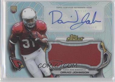 2015 Topps Finest - Autographed Jumbo Relic Refractor #AJRR-DJO - David Johnson