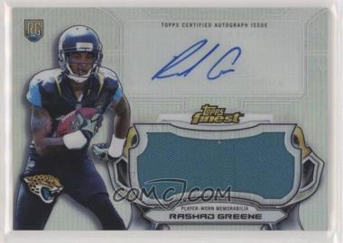 2015 Topps Finest - Autographed Jumbo Relic Refractor #AJRR-RG - Rashad Greene [EX to NM]