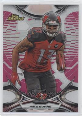 2015 Topps Finest - [Base] - BCA Pink Refractor #10 - Mike Evans /25
