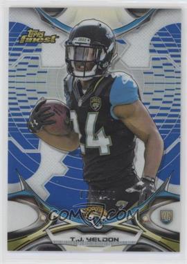 2015 Topps Finest - [Base] - Blue Refractor #13 - T.J. Yeldon /250