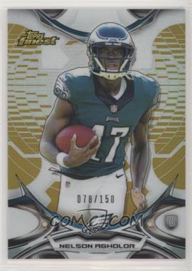 2015 Topps Finest - [Base] - Gold Refractor #114 - Nelson Agholor /150