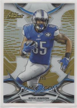 2015 Topps Finest - [Base] - Gold Refractor #4 - Eric Ebron /150