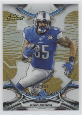 2015 Topps Finest - [Base] - Gold Refractor #4 - Eric Ebron /150