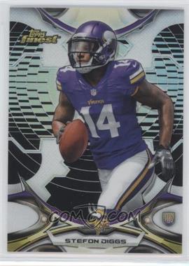 2015 Topps Finest - [Base] - Hot Box Black Refractor #58 - Stefon Diggs