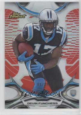 2015 Topps Finest - [Base] - Red Refractor #37 - Devin Funchess /99