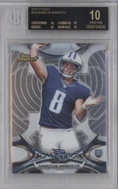 2015 Topps Finest - [Base] #20 - Marcus Mariota [BGS 10 BLACK LABEL]