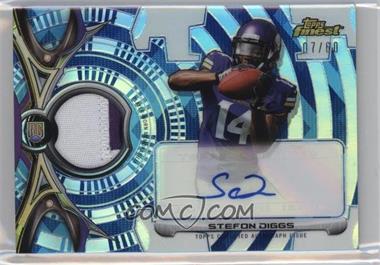 2015 Topps Finest - Rookie Refractor Autographed Patch - Diamond Refractor #RRAP-SD - Stefon Diggs /60