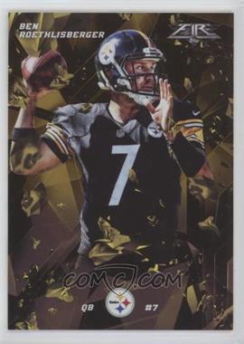 2015 Topps Fire - [Base] - Orange #12 - Ben Roethlisberger /499