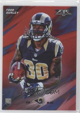 2015 Topps Fire - Rookies - Flame #16 - Todd Gurley