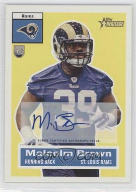 2015 Topps Heritage - [Base] - Autographs #72 - Malcolm Brown